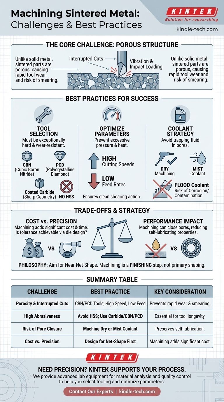 È possibile lavorare i metalli sinterizzati? Padroneggiare le tecniche per i materiali porosi Guida Visiva