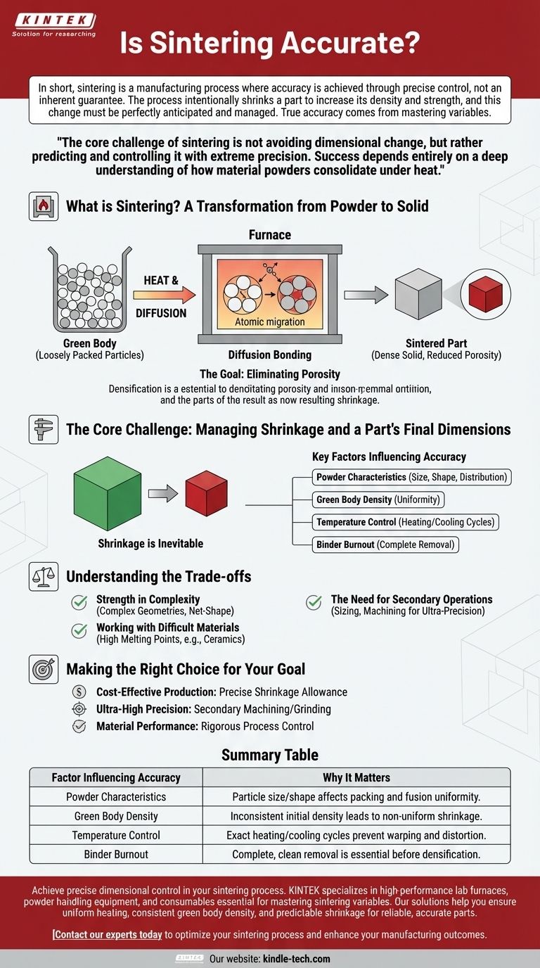 烧结是否精确？掌握变量以实现制造中的尺寸精度 图解指南