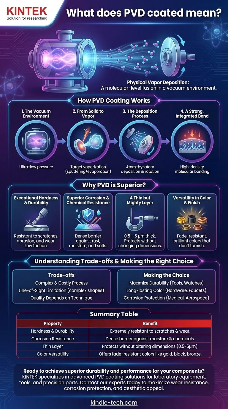 Que signifie "revêtu PVD" ? Un guide des finitions de surface supérieures et durables Guide Visuel
