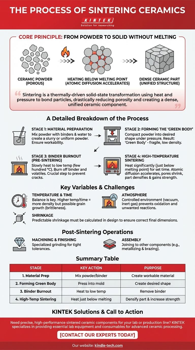 Quel est le processus de frittage des céramiques ? Un guide étape par étape pour des pièces denses et à haute résistance Guide Visuel