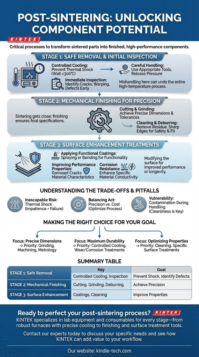 焼結工程完了後に行う必要のあるプロセスは何ですか？焼結後の重要工程をマスターする ビジュアルガイド