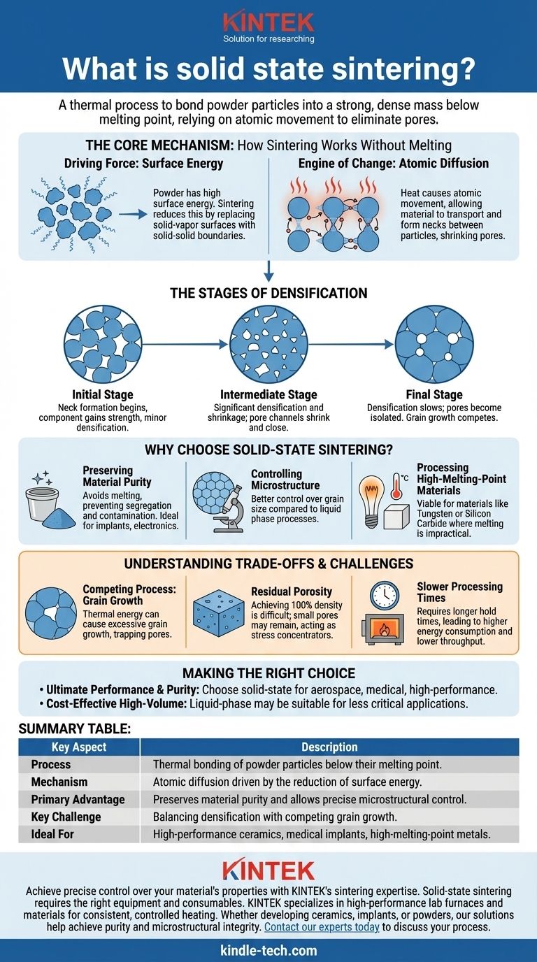 What is solid state sintering? A Guide to High-Purity Material Consolidation Visual Guide