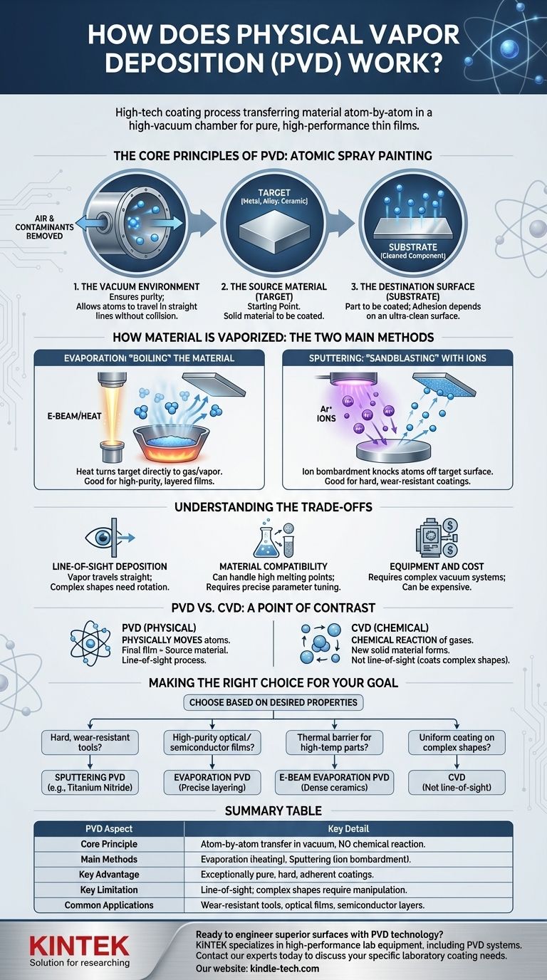 Como funciona a deposição física de vapor? Um Guia para Revestimento de Filmes Finos de Alto Desempenho Guia Visual
