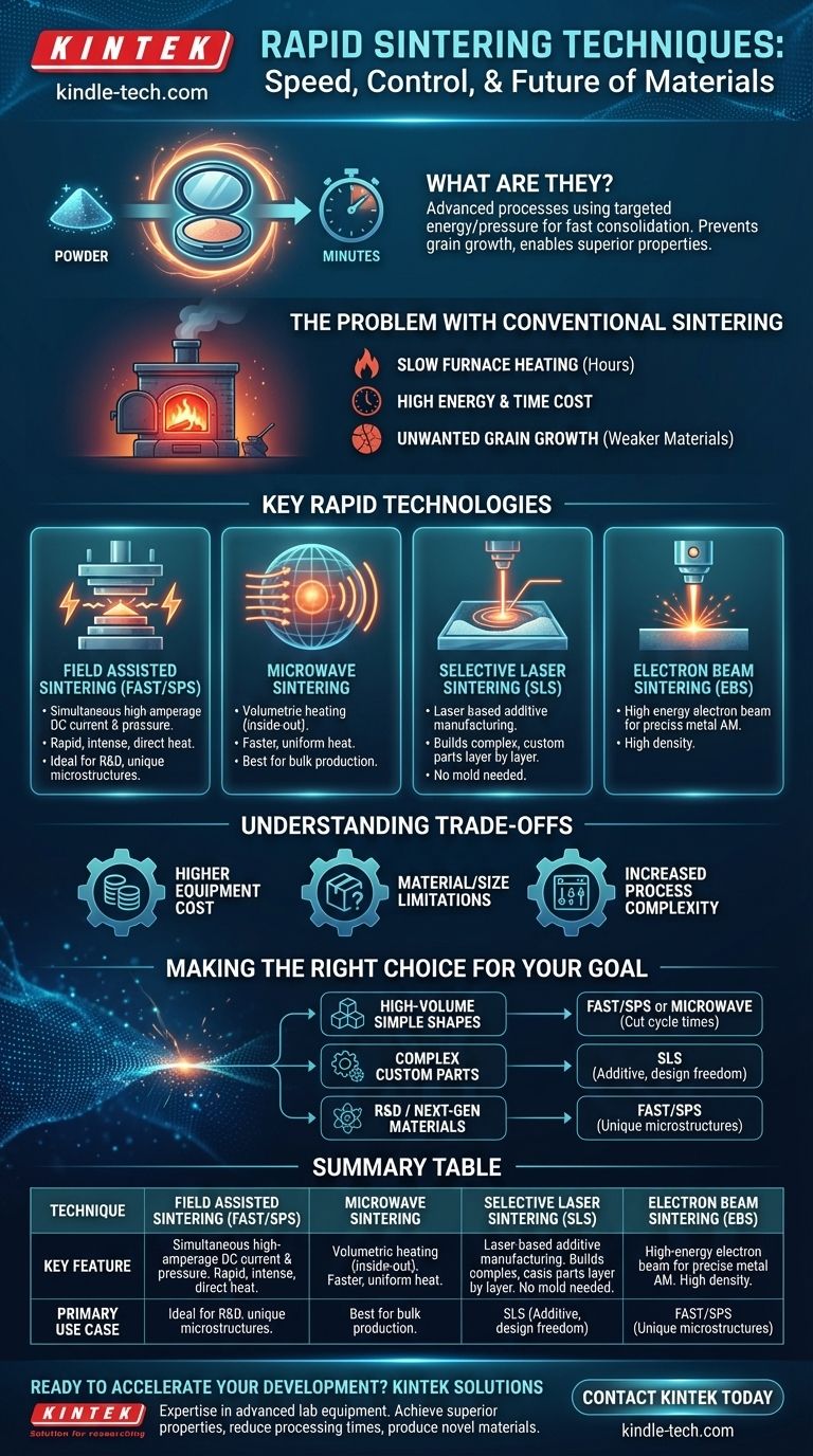 What are rapid sintering techniques? Unlock Faster, Stronger Material Production Visual Guide