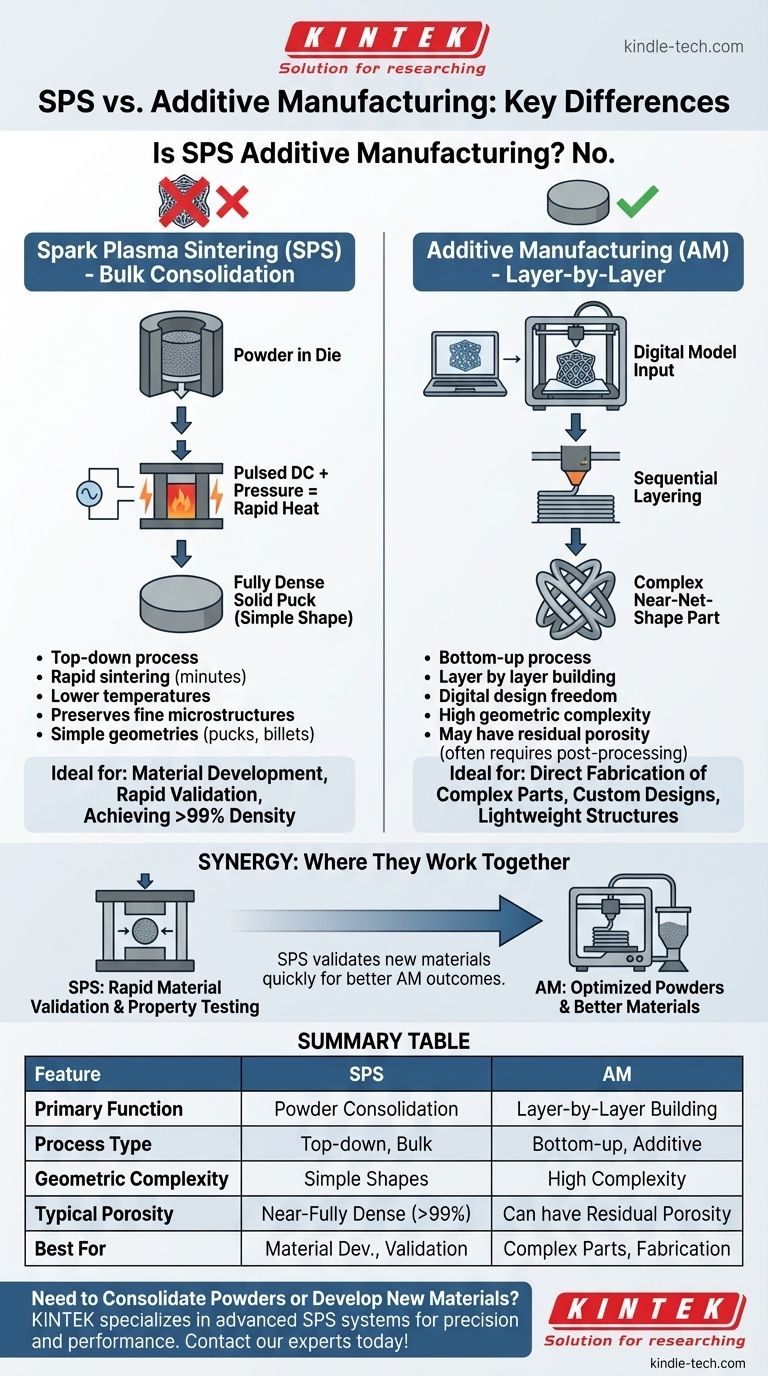 La SPS est-elle une fabrication additive ? Décryptage des différences clés dans les procédés basés sur la poudre Guide Visuel