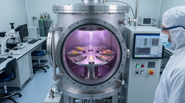 Que material é usado para PVD? Um guia sobre metais, cerâmicas e ligas para suas necessidades de revestimento