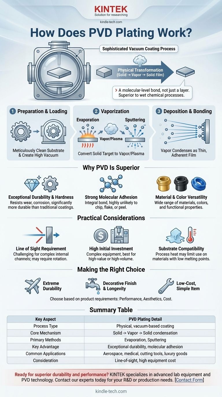 Wie funktioniert die PVD-Beschichtung? Ein tiefer Einblick in den molekularen Bindungsprozess Visuelle Anleitung