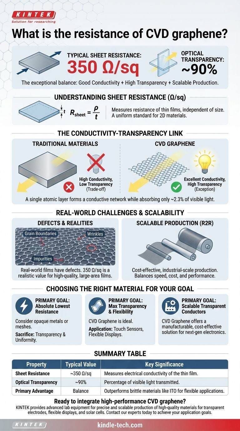 CVD石墨烯的电阻率是多少？实现卓越的导电性和透明度 图解指南