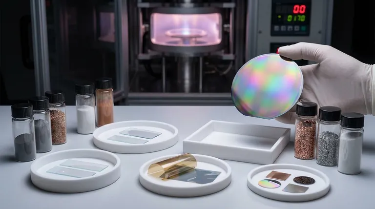 Quale materiale viene utilizzato nei film sottili? Scopri il materiale giusto per la tua applicazione