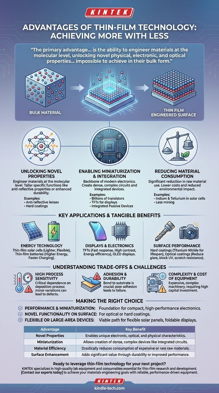 Was sind die Vorteile der Dünnschichttechnologie? Durchbrüche in Elektronik, Energie und mehr erzielen Visuelle Anleitung