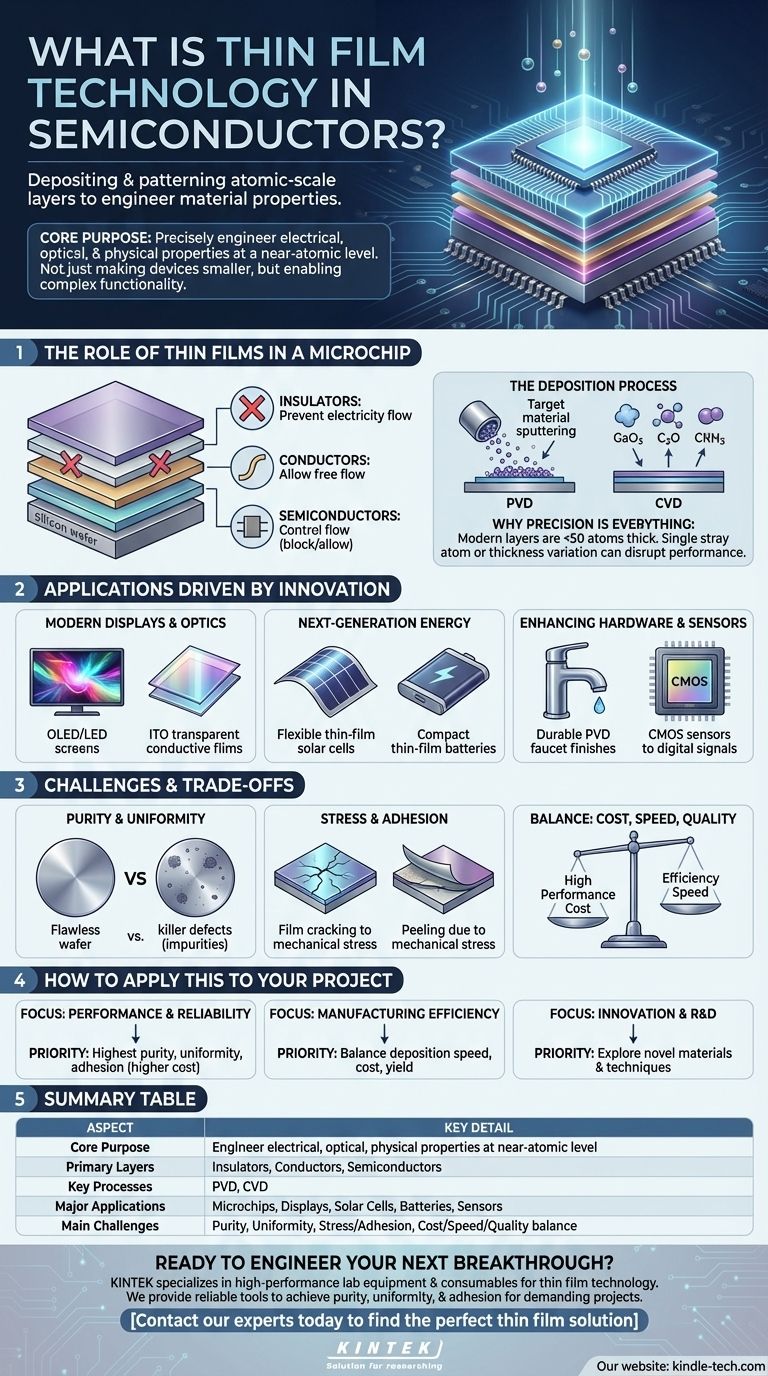 半导体中的薄膜技术是什么？在原子层面构建现代电子产品 图解指南
