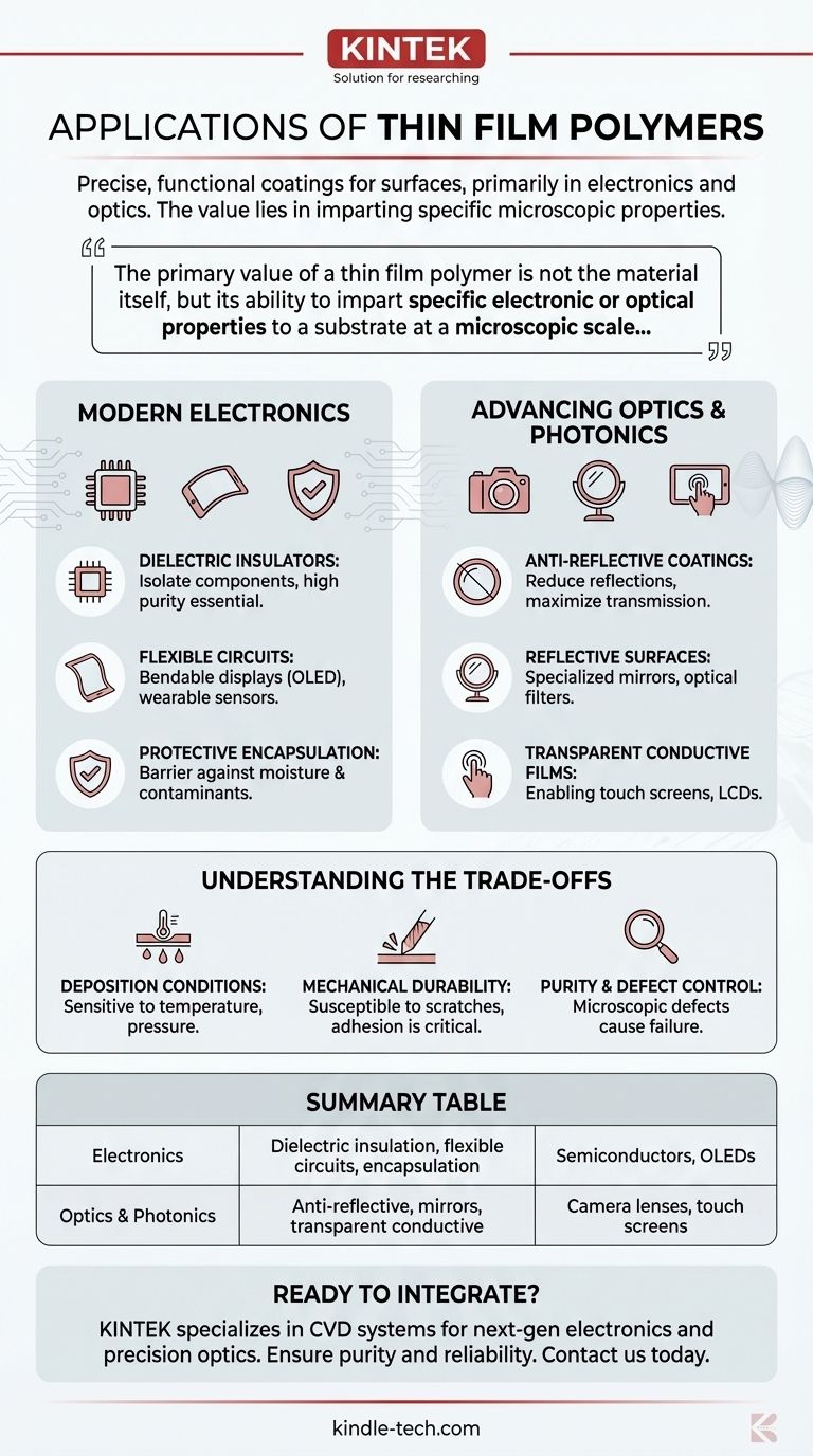 薄膜聚合物的应用有哪些？解锁先进的电子和光学性能 图解指南