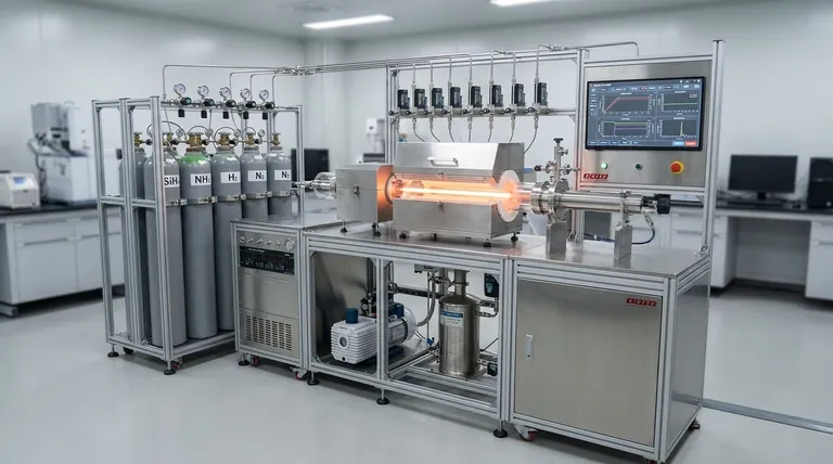 CVD反应器由哪些组件构成？薄膜沉积核心系统指南