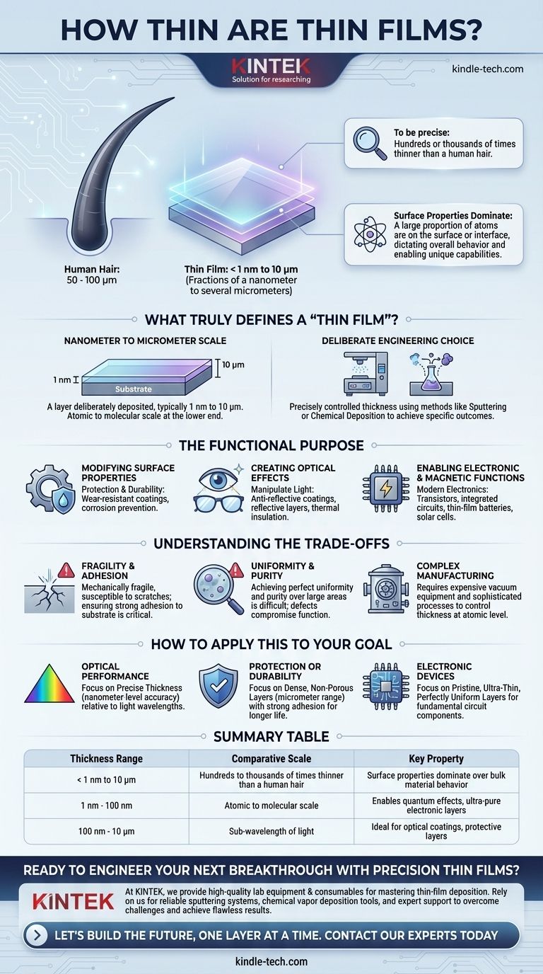 How thin are thin films? Unlocking the Power of Nanometer-Scale Materials Visual Guide