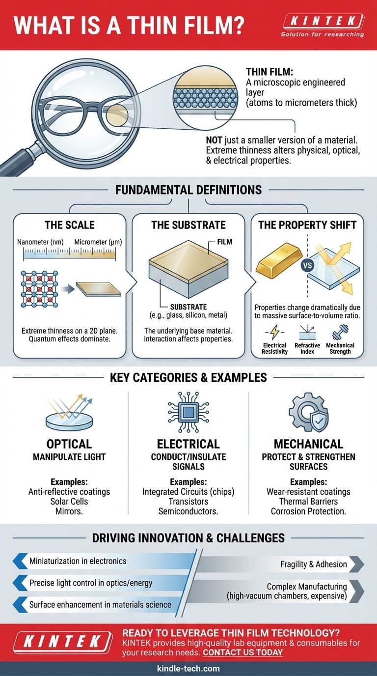 Что такое тонкая пленка и примеры? Использование микроскопических слоев для технологических прорывов Визуальное руководство