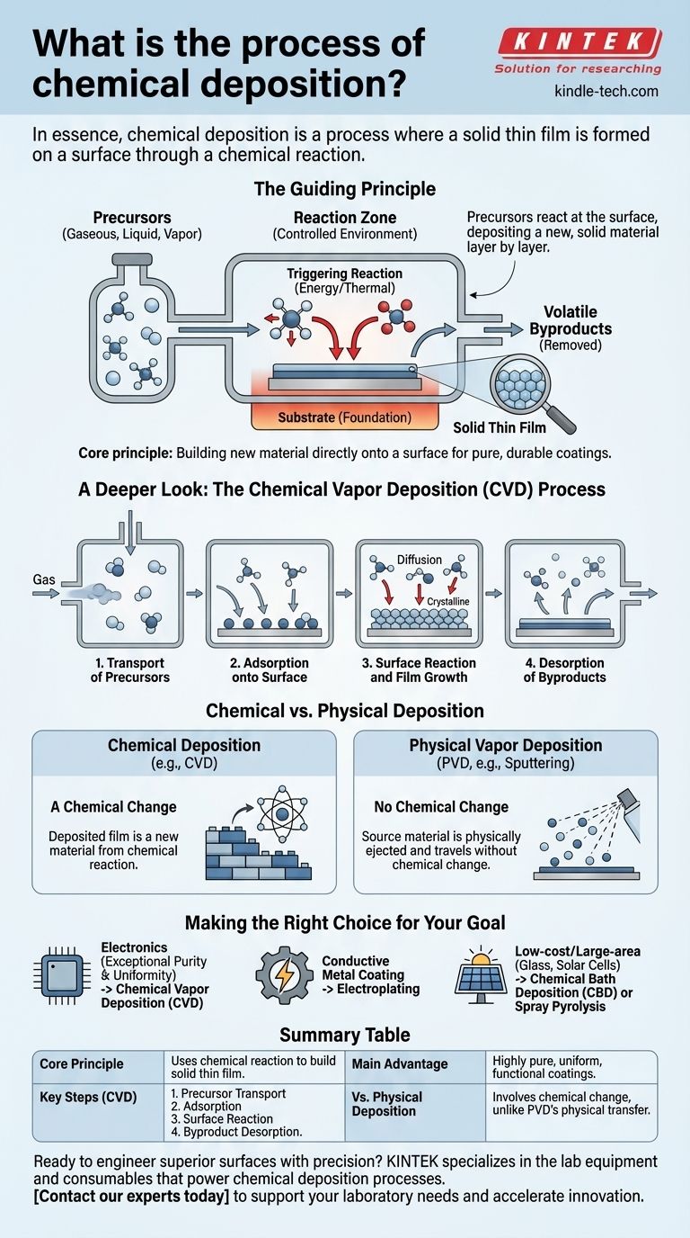 ما هي عملية الترسيب الكيميائي؟ بناء مواد متقدمة طبقة فوق طبقة دليل مرئي