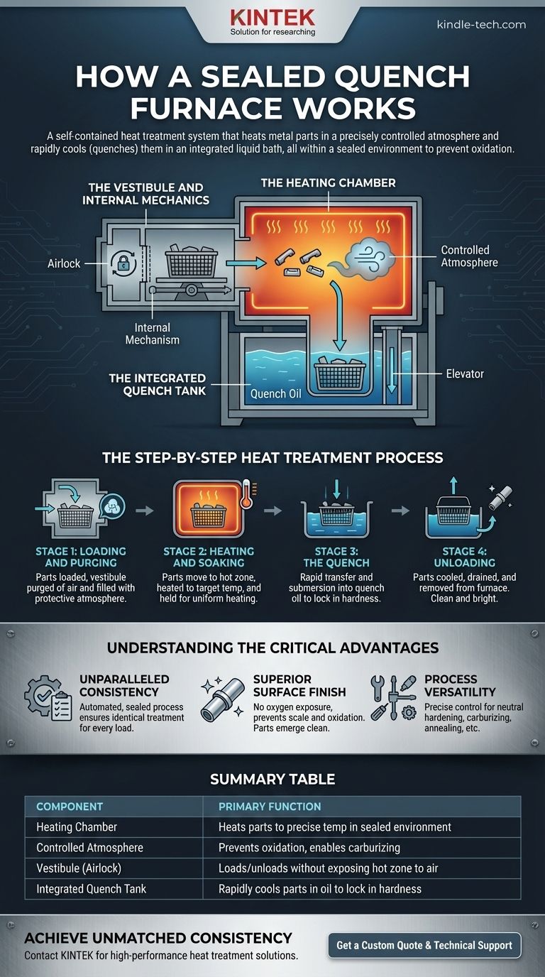 كيف يعمل فرن التبريد المختوم؟ دليل كامل للمعالجة الحرارية المتحكم بها دليل مرئي