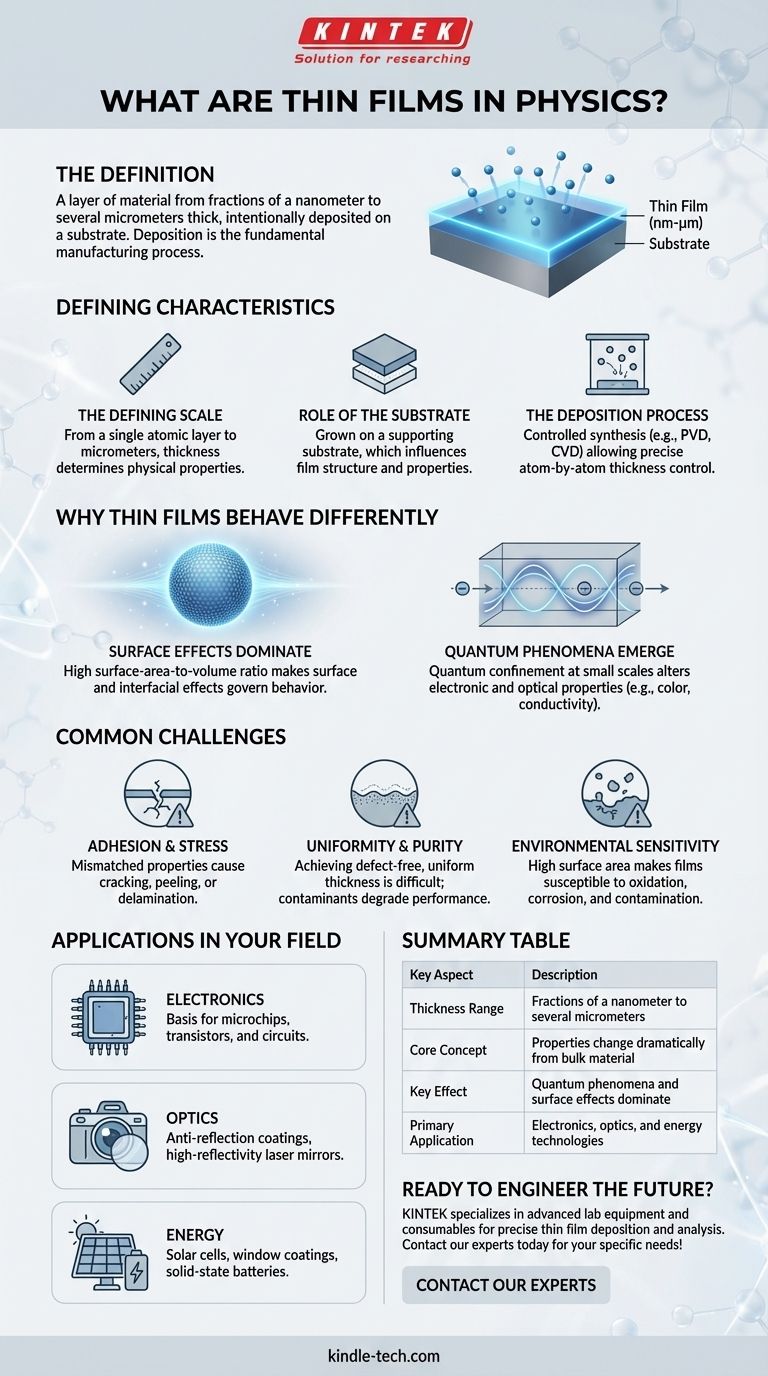 ¿Qué son las películas delgadas en física? Desbloqueando propiedades únicas a nanoescala Guía Visual