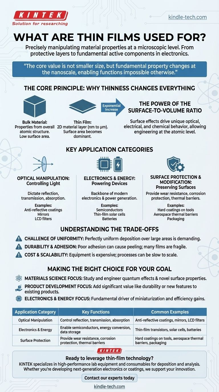À quoi servent les films minces ? Débloquez des propriétés de matériaux avancées pour vos applications Guide Visuel