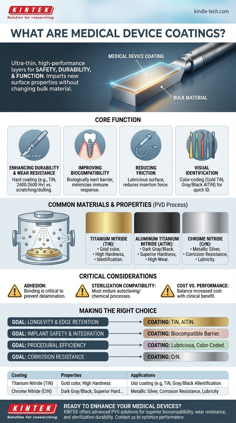 Qu'est-ce que les revêtements pour dispositifs médicaux ? Améliorer la sécurité, la durabilité et la performance Guide Visuel