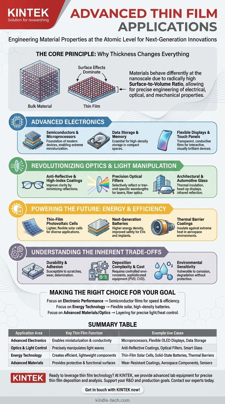 What are the advanced applications of thin films? Unlock Next-Gen Electronics, Optics & Energy Visual Guide