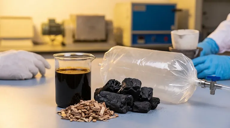 木材の熱分解は何を生み出すのか?バイオ炭、バイオオイル、合成ガスの生産ガイド