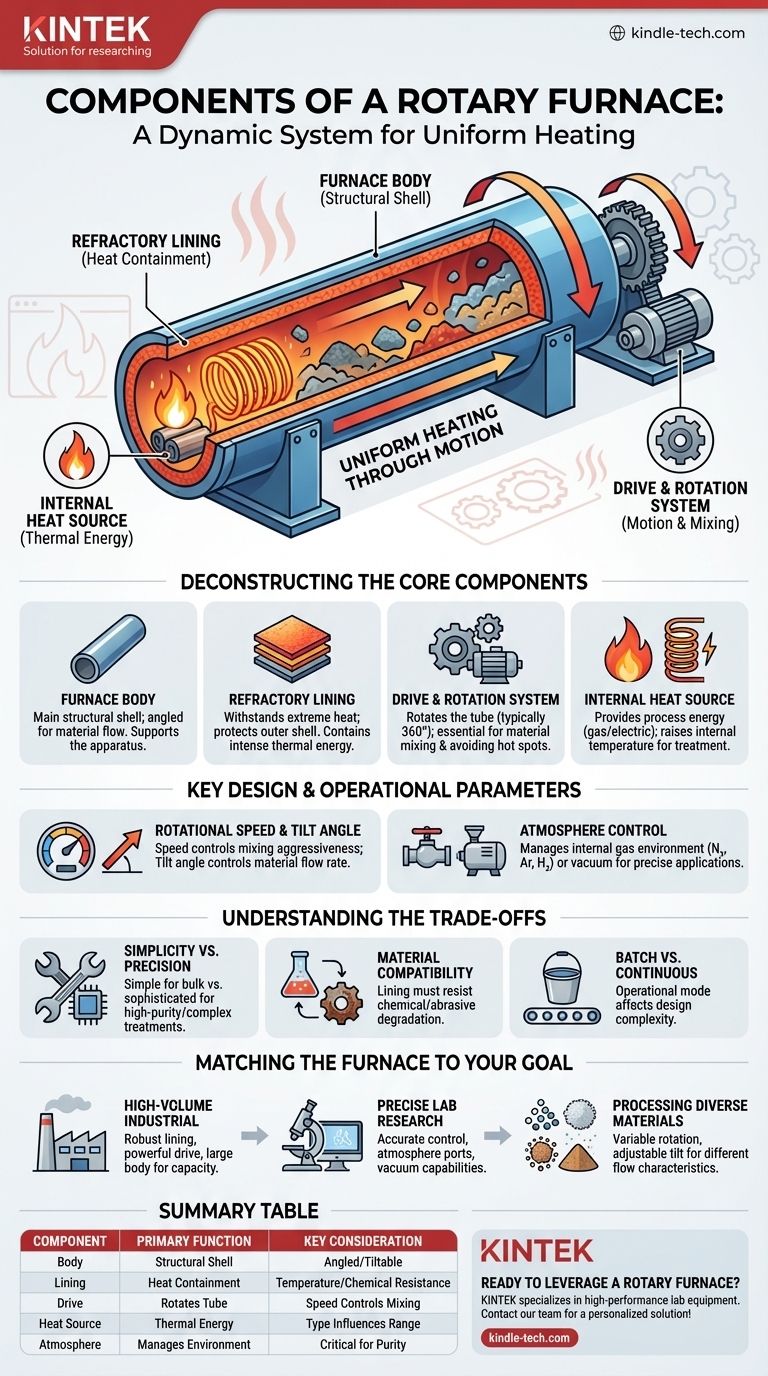 ما هي مكونات الفرن الدوار؟ دليل لأنظمته الأساسية للتدفئة الموحدة دليل مرئي