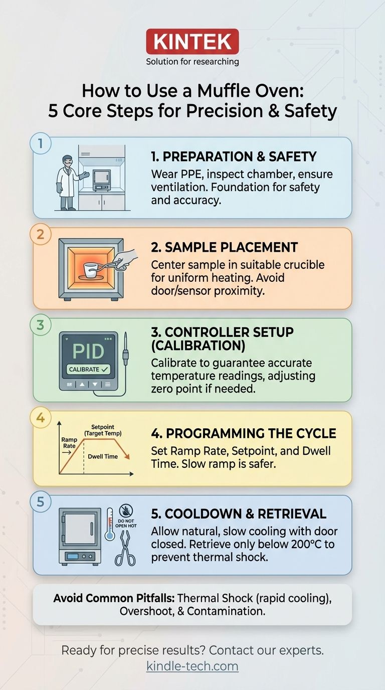 머플로(Muffle Oven) 사용 방법: 안전하고 정확한 작동을 위한 단계별 가이드 시각적 가이드