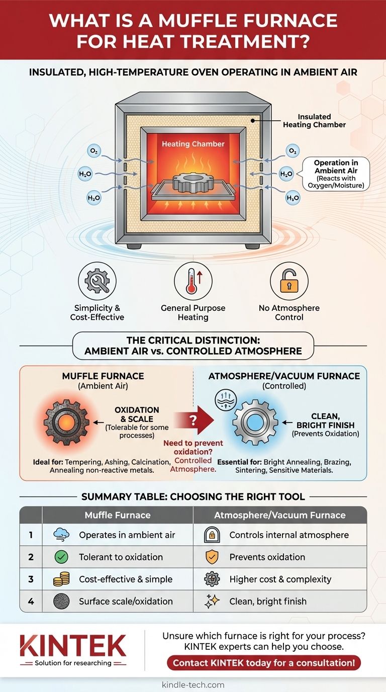 Qu'est-ce qu'un four à moufle pour le traitement thermique ? Le guide essentiel du chauffage à haute température à l'air libre Guide Visuel