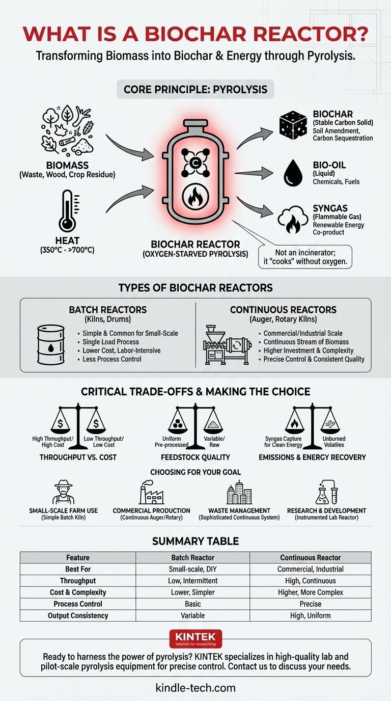 What is a biochar reactor? Turn Waste into Valuable Carbon for Soil and Energy Visual Guide