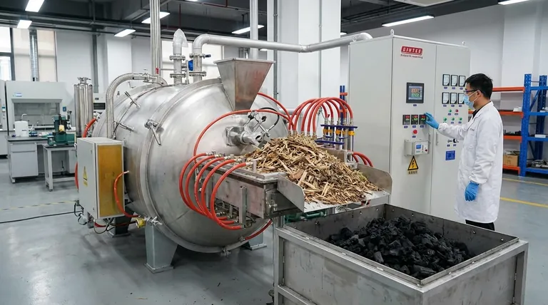What machine is used to make biochar? The Pyrolysis Reactor Explained