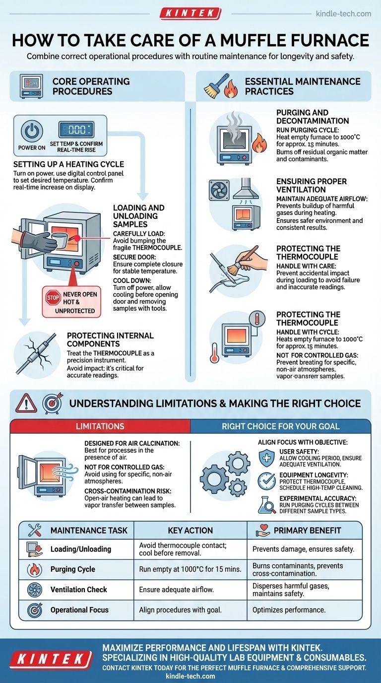 ¿Cómo se cuida un horno de mufla? Prolongue la vida útil del equipo y asegure resultados precisos Guía Visual
