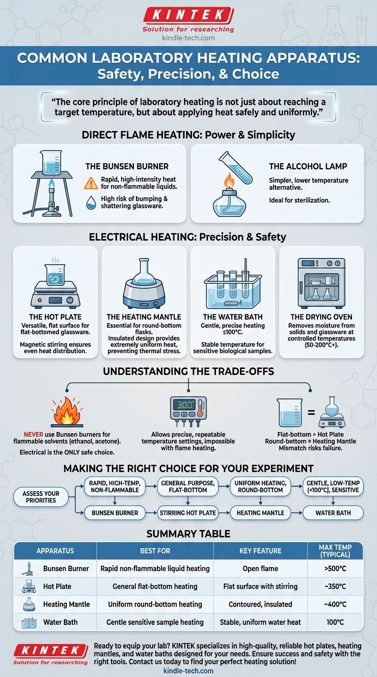 Quels sont les appareils de chauffage courants utilisés en laboratoire ? Assurez un chauffage sûr et précis Guide Visuel