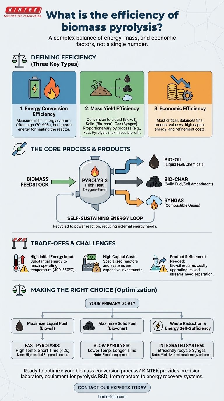 Wie hoch ist der Wirkungsgrad der Biomassevergasung? Maximierung der Ausbeuten an Bioöl, Biokohle und Synthesegas Visuelle Anleitung