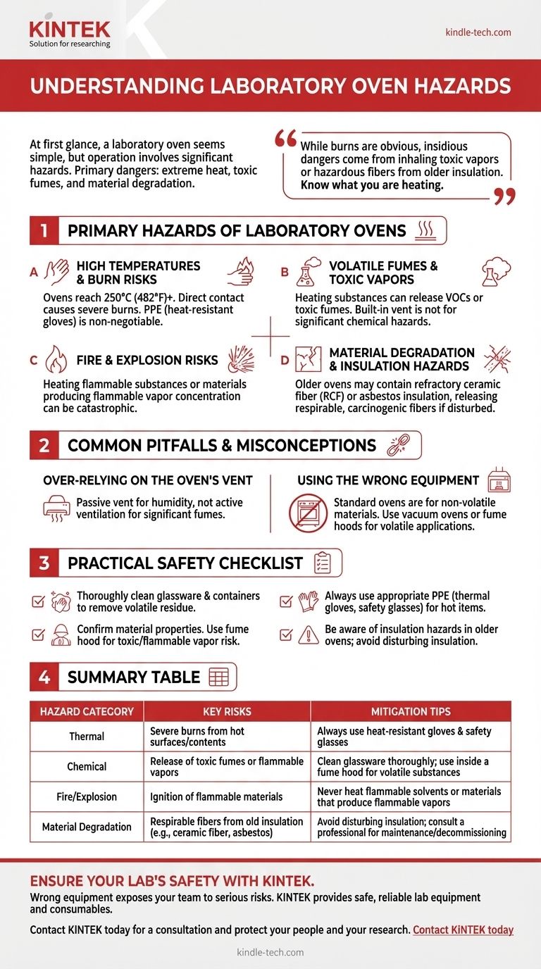 Welche Gefahren birgt ein Laborofen? Verbrennungen, giftige Dämpfe und Brandgefahren vermeiden Visuelle Anleitung