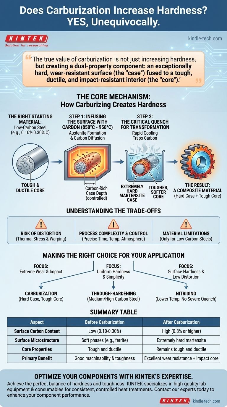 침탄 처리가 경도를 높이나요? 핵심 부품의 뛰어난 내마모성을 달성하세요 시각적 가이드