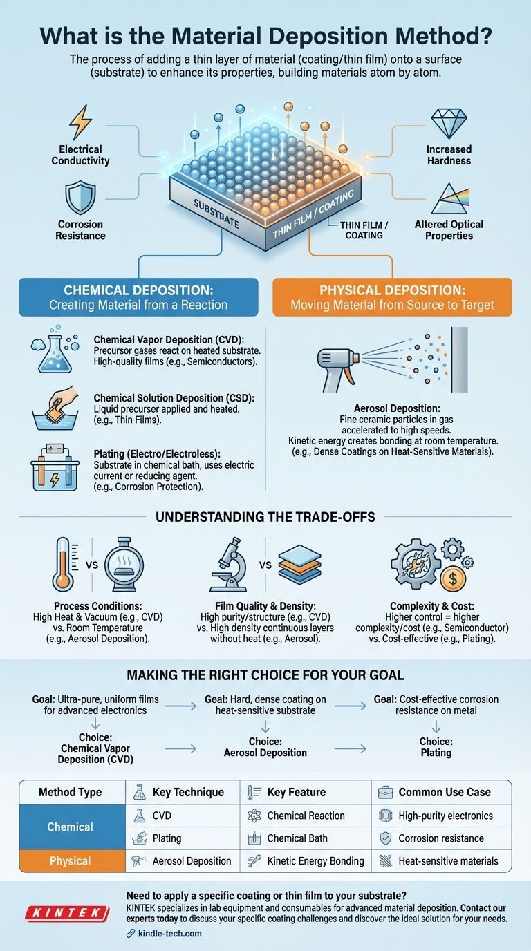 Cos'è il metodo di deposizione dei materiali? Una guida alle tecnologie di rivestimento e film sottili Guida Visiva