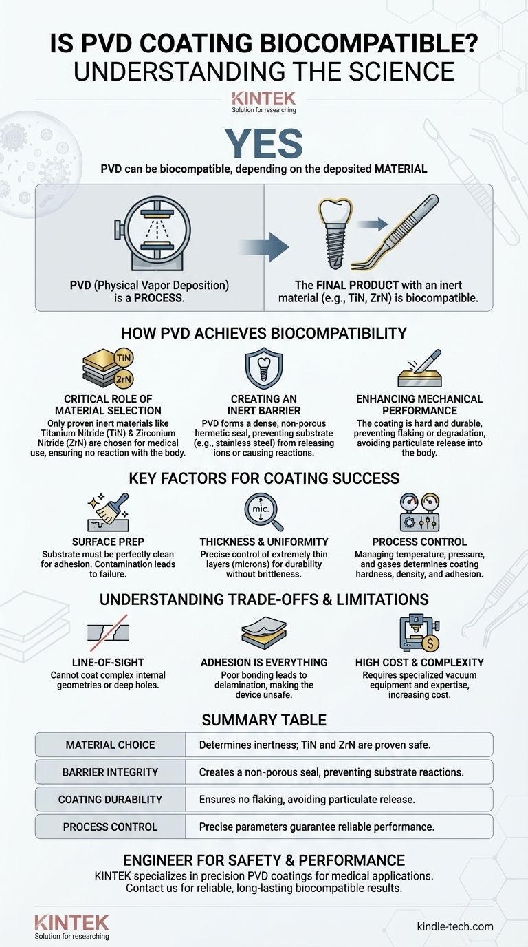 Il rivestimento PVD è biocompatibile? Sì, con i materiali giusti per la sicurezza medica. Guida Visiva