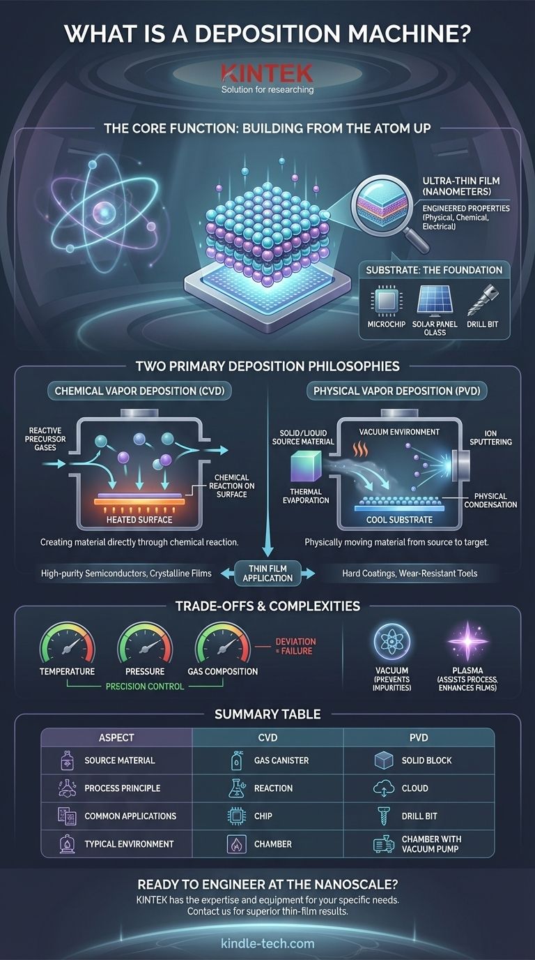 Was ist eine Abscheideanlage? Ihr Leitfaden für Präzisions-Dünnschicht-Beschichtungssysteme Visuelle Anleitung
