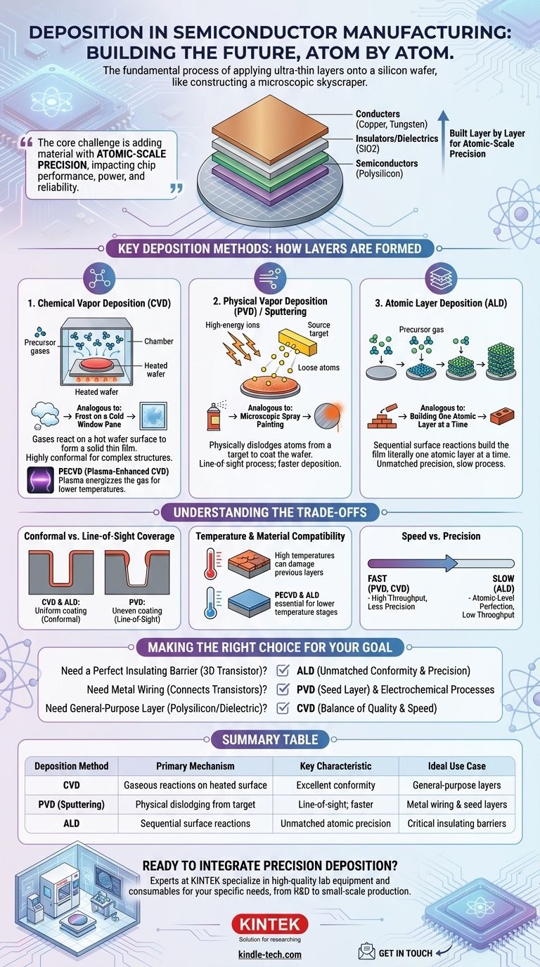 What is deposition in semiconductor? The Key to Building Modern Microchips Visual Guide