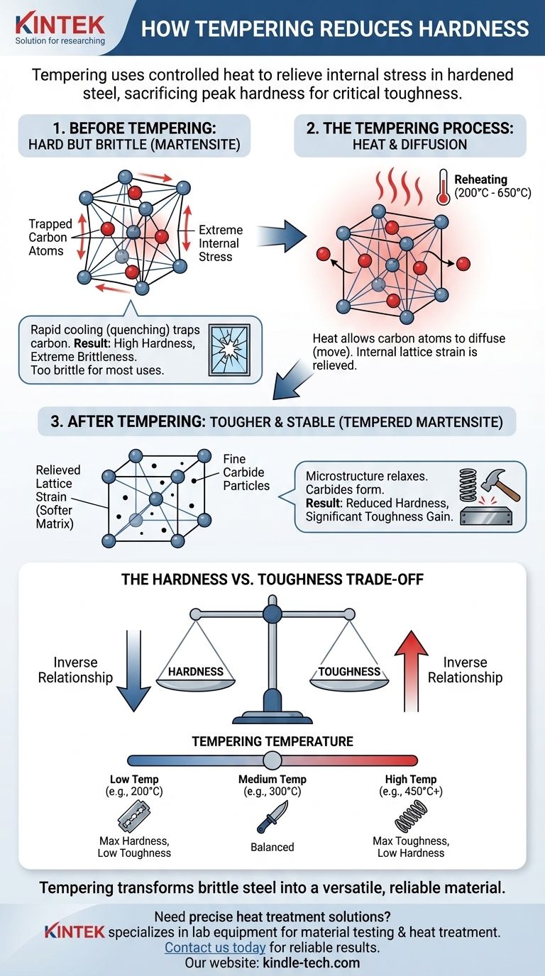 Comment le revenu réduit-il la dureté ? Atteindre l'équilibre parfait entre ténacité et durabilité Guide Visuel