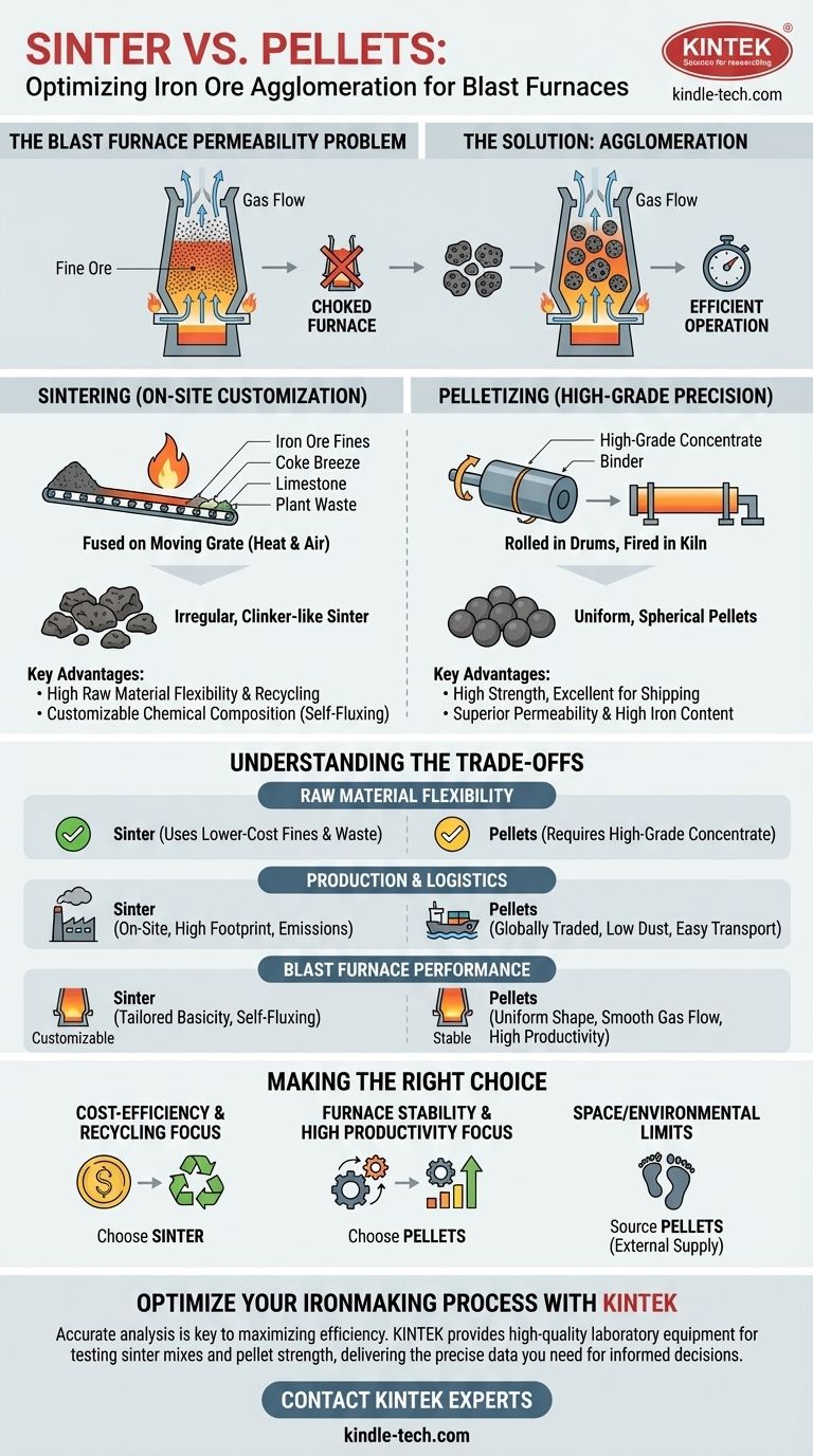 焼結鉱とペレットの違いは何ですか？適切な凝集技術の選択で高炉を最適化しましょう ビジュアルガイド