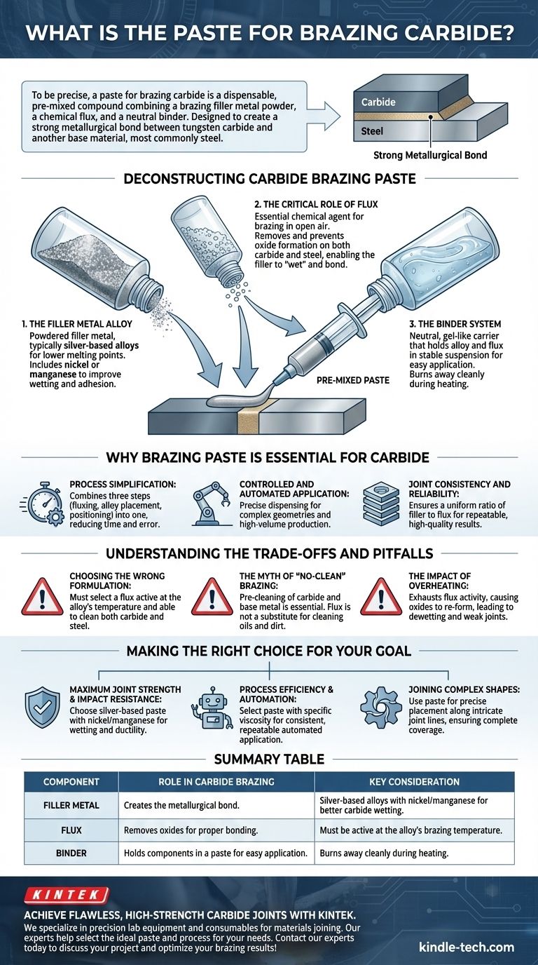 Was ist die Paste zum Hartlöten von Hartmetall? Ein vollständiger Leitfaden für starke, zuverlässige Verbindungen Visuelle Anleitung