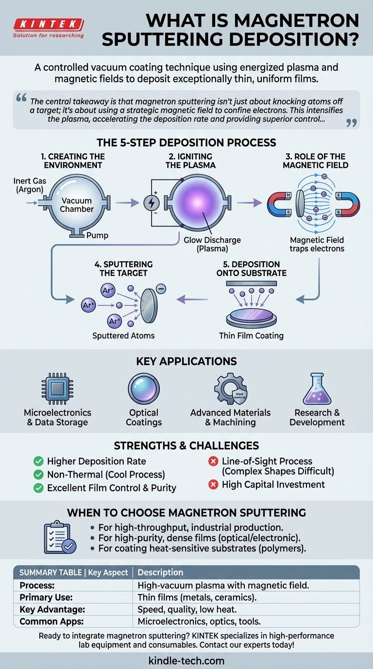 Qu'est-ce que la méthode de pulvérisation cathodique magnétron ? Un guide pour le revêtement de couches minces haute performance Guide Visuel