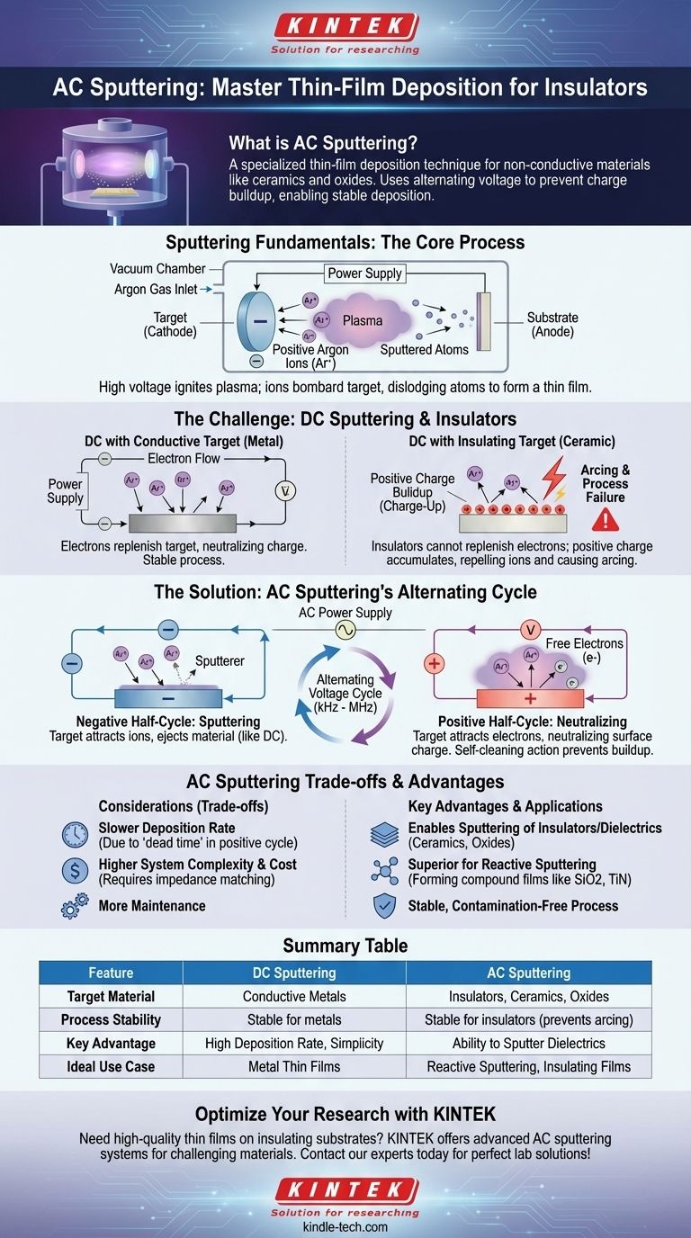 What is AC sputtering? A Guide to Deposition on Insulating Materials Visual Guide