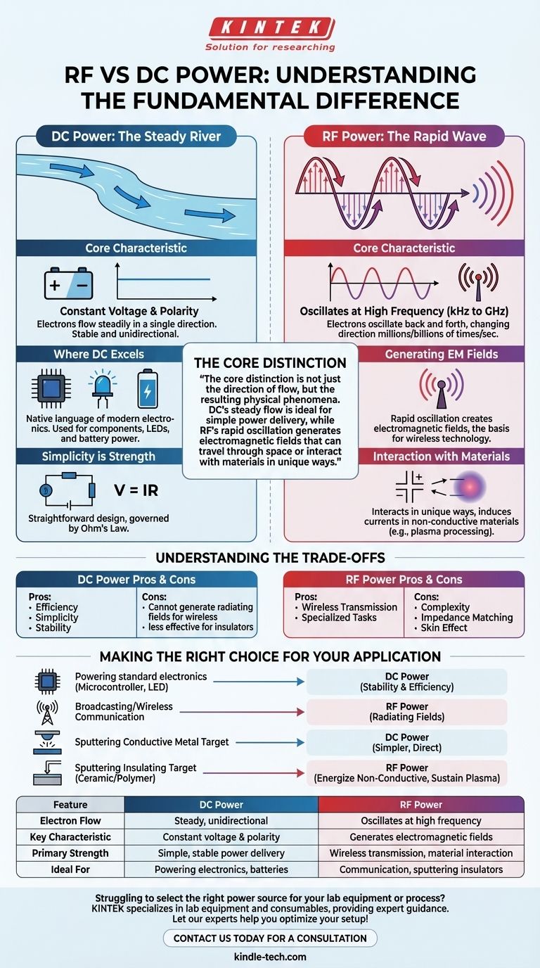 RF電源とDC電源の違いは何ですか？アプリケーションに最適な電源の選択 ビジュアルガイド