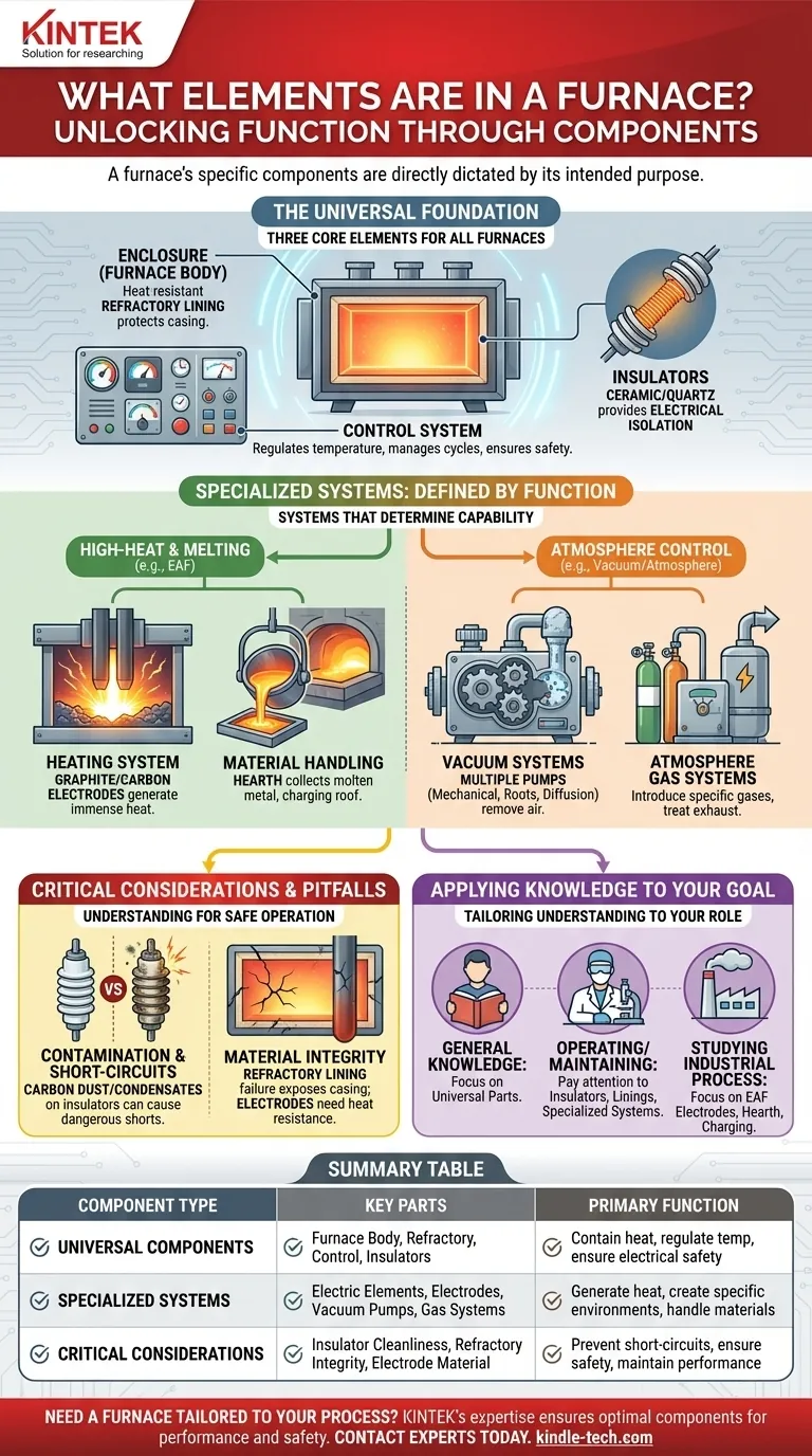 炉にはどのような要素がありますか？用途に応じた主要コンポーネントの理解 ビジュアルガイド