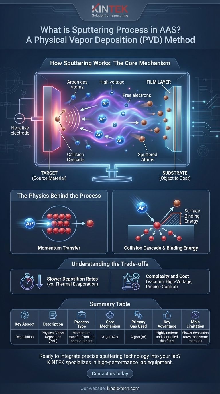 What is sputtering process in AAS? A Guide to Thin Film Deposition Technology Visual Guide