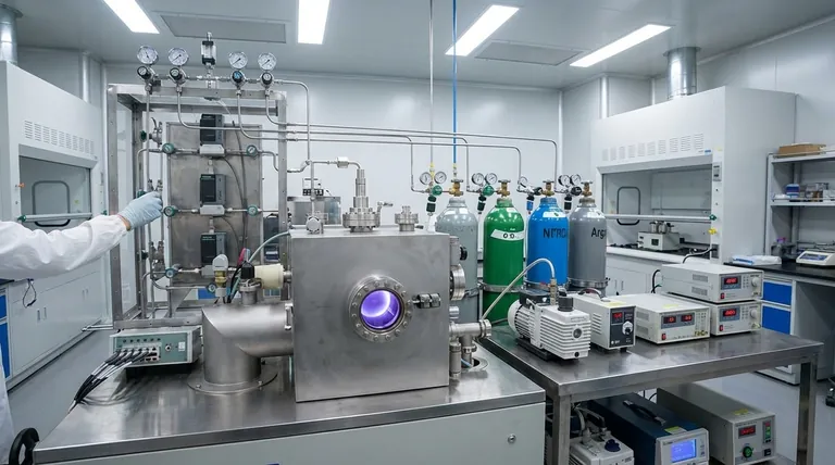 ما هو الترسيب الفيزيائي للبخار بالرش التفاعلي (PVD)؟ اصنع أفلامًا مركبة متطورة لمختبرك