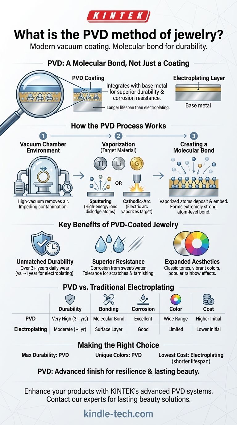 什么是珠宝的PVD方法？实现耐用、持久的饰面 图解指南